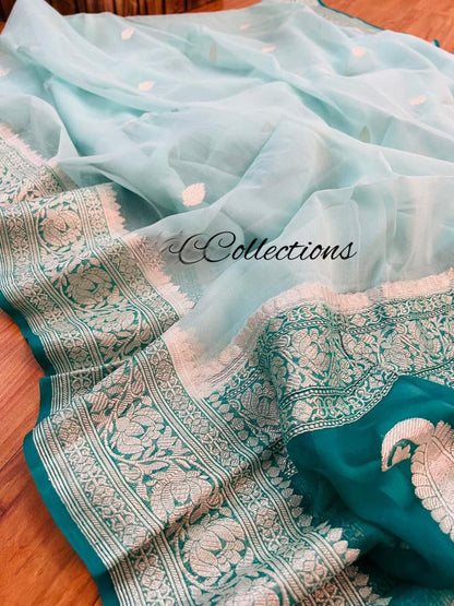 Mohini Banarsi chiffon saree
