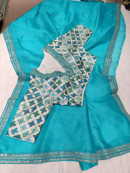 Kaveri organza trendy saree