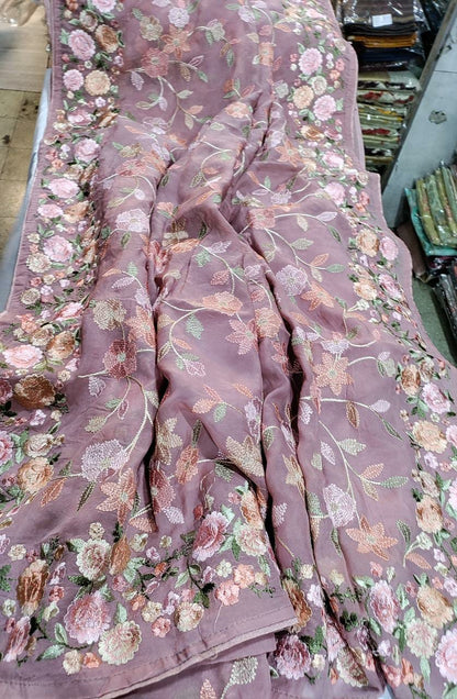 Nashina Parsi inspired saree