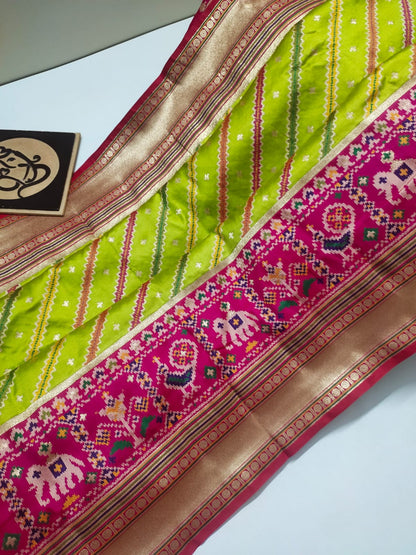 Lehariya Patola banarsi saree