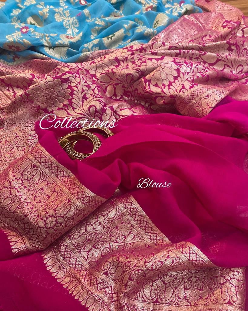 Heer banarsi weaved saree