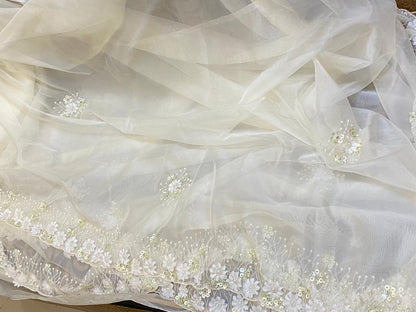Fairly organza beautiful saree women sari