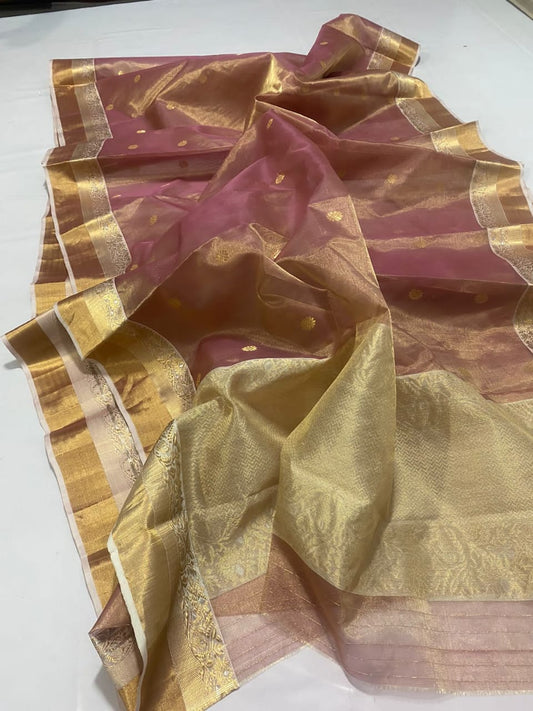 Tissue Chanderi silk saree