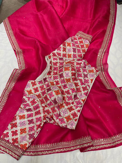 Kaveri organza trendy saree