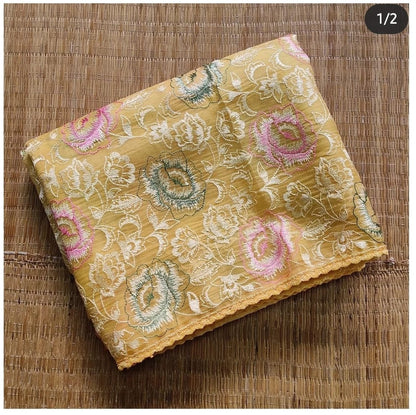 Leisha organza silk embroidery saree