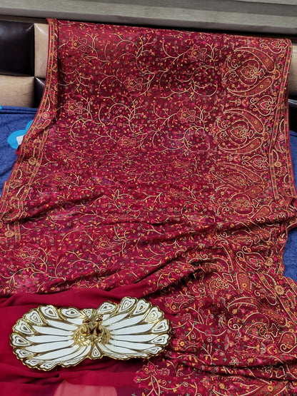Navina Kashmiri inspired saree