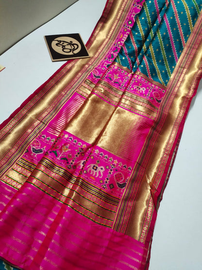 Lehariya Patola banarsi saree