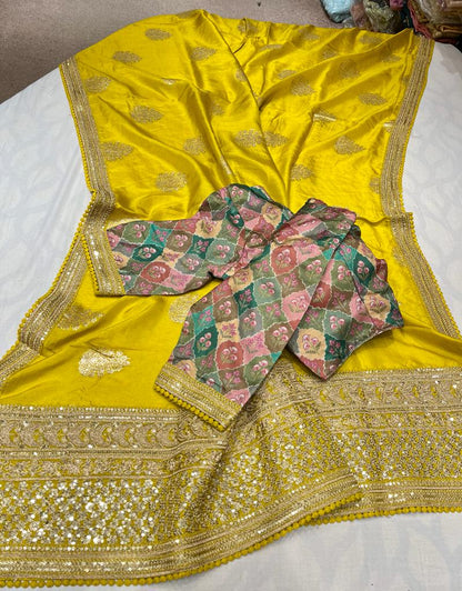 Harmoine monga silk saree