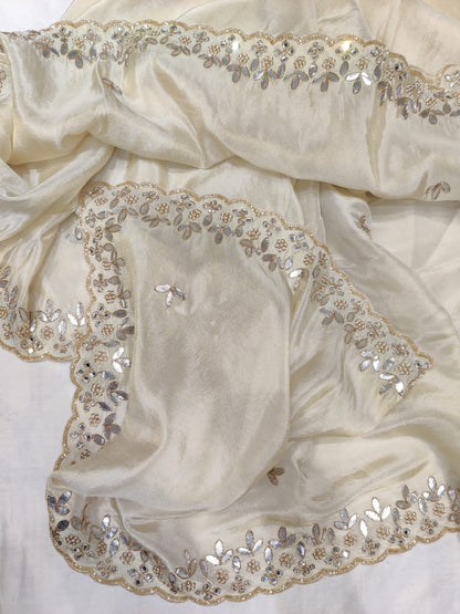Savishri tissue gottapatti saree