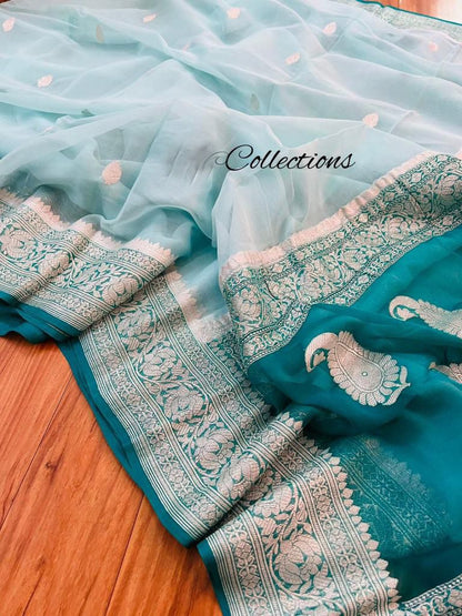 Mohini Banarsi chiffon saree