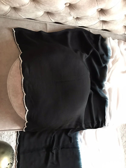 Aarzoo chinon crepe partywear saree