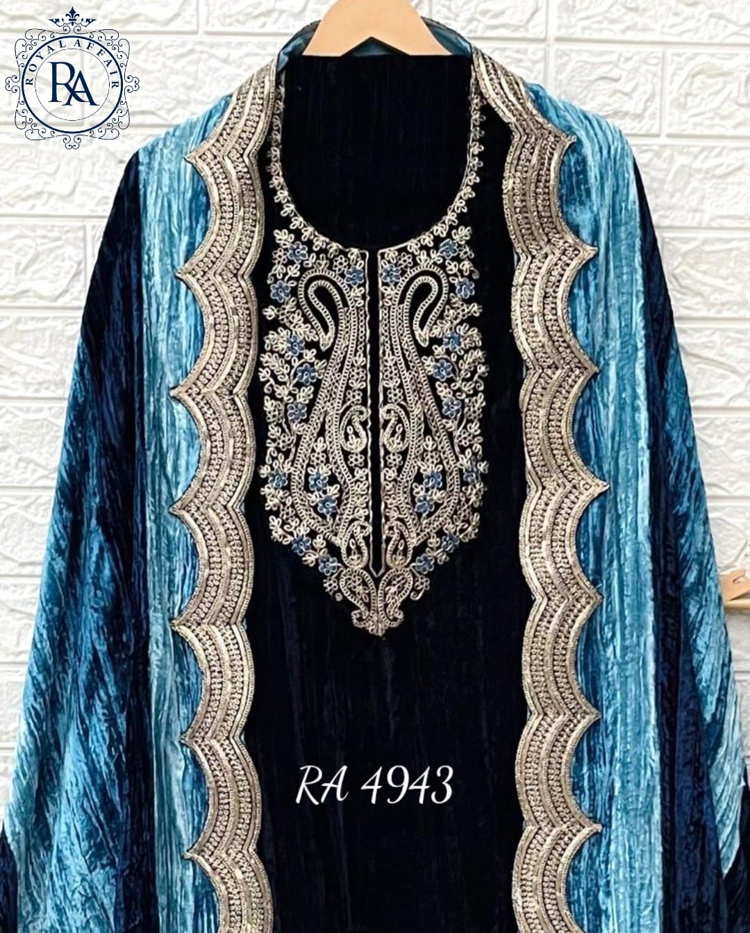 Velvet Indian salwar suit