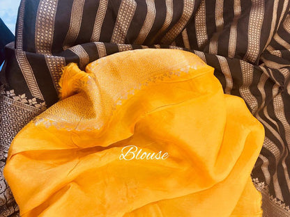 Livika gorgette Munga saree