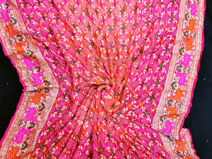 Nishabd handwoven banarsi dupatta