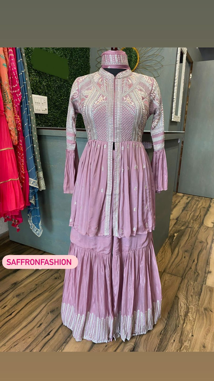 Pink beautiful gown