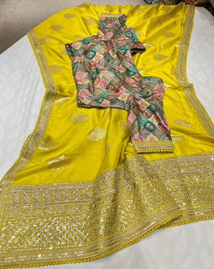 Harmoine monga silk saree