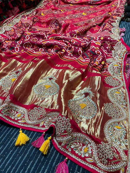 Gulshana Patola gottapatti saree