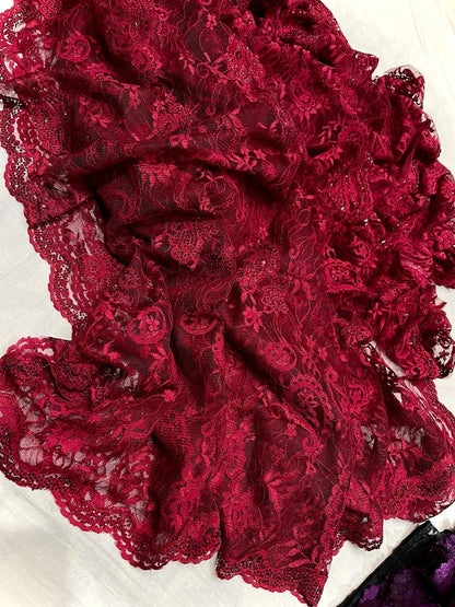 Stanley lacy saree