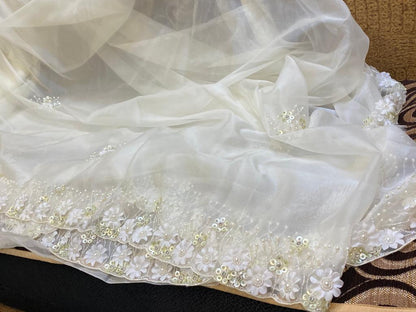 Fairly organza beautiful saree women sari