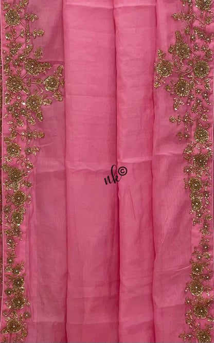 Zarkan inspired organza saree