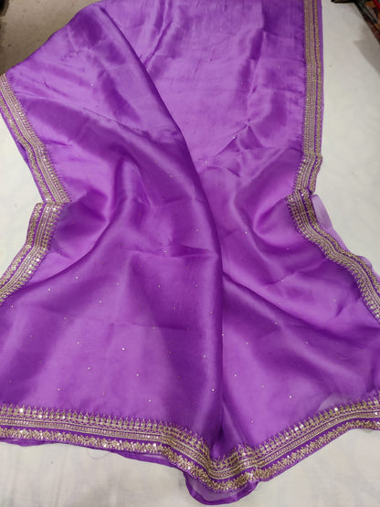 Rihana trendy organza saree