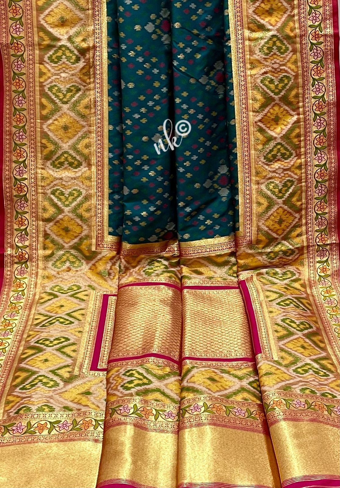 Rajkot styled Patola saree