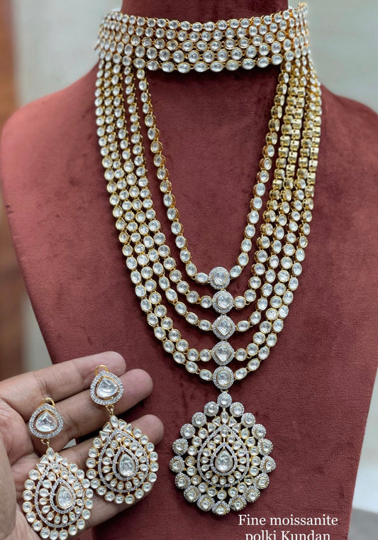 Bridal inspired Kundan necklace set