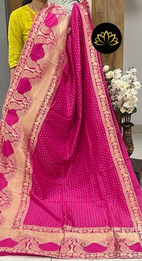 Weaving motifs banarsi saree