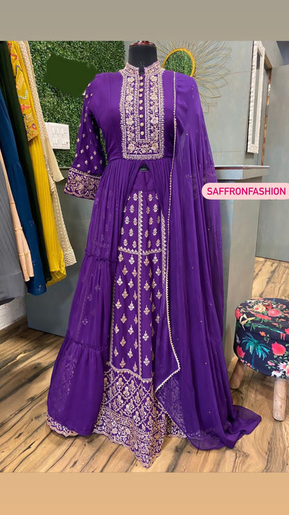 Aneena gorgette dress