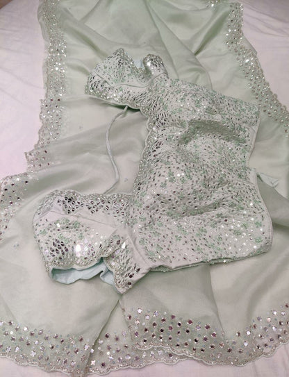 Maraisha organza saree