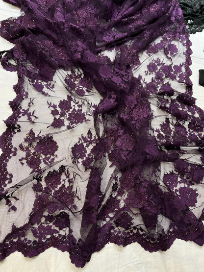 Stanley lacy saree