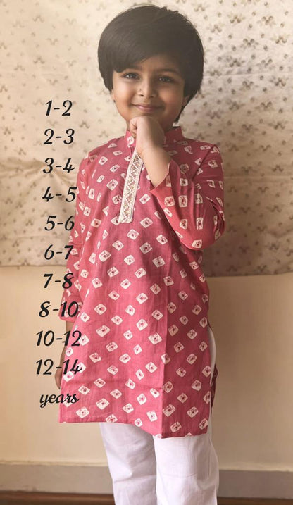Peachy peach kurta pajama