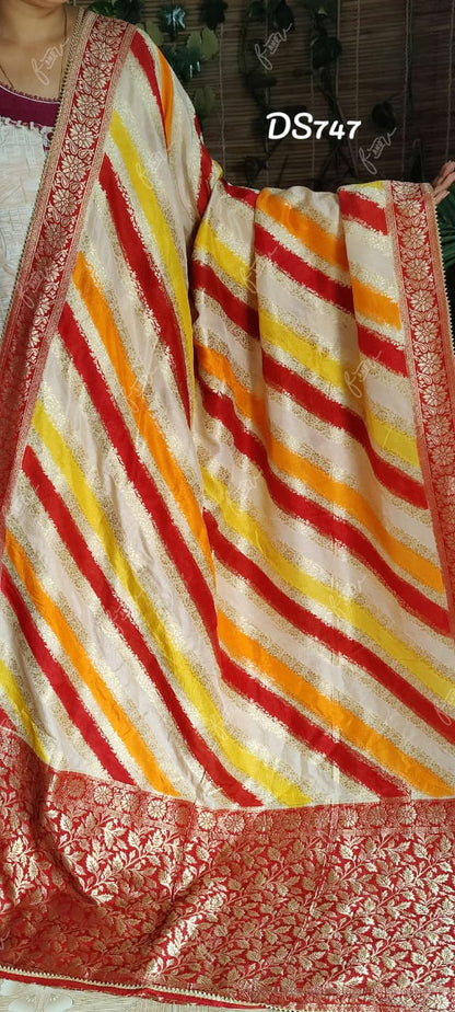Festival Lehariya Munga saree