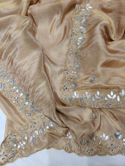 Savishri tissue gottapatti saree